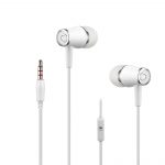 Factory wholesale stereo wired headphones in ear wire control with microphone