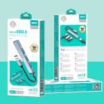 ZEQI wholesale USB splitter 3.0 aluminum alloy HUB hub high-speed 4-port docking station